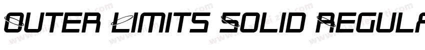 Outer Limits Solid Regular字体转换